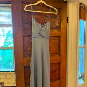 Hello Molly Jane MIDI Dress Dusty Blue